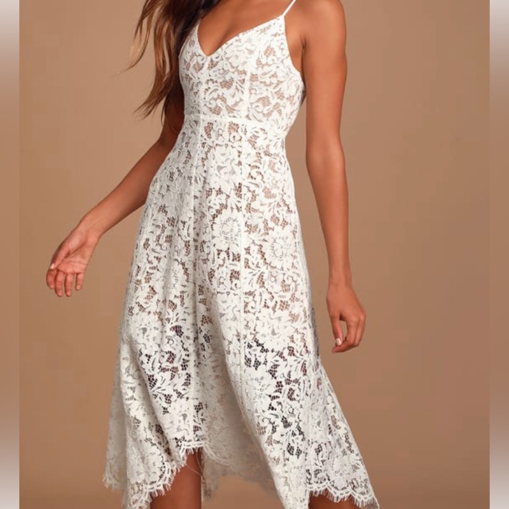 White Lace Dress